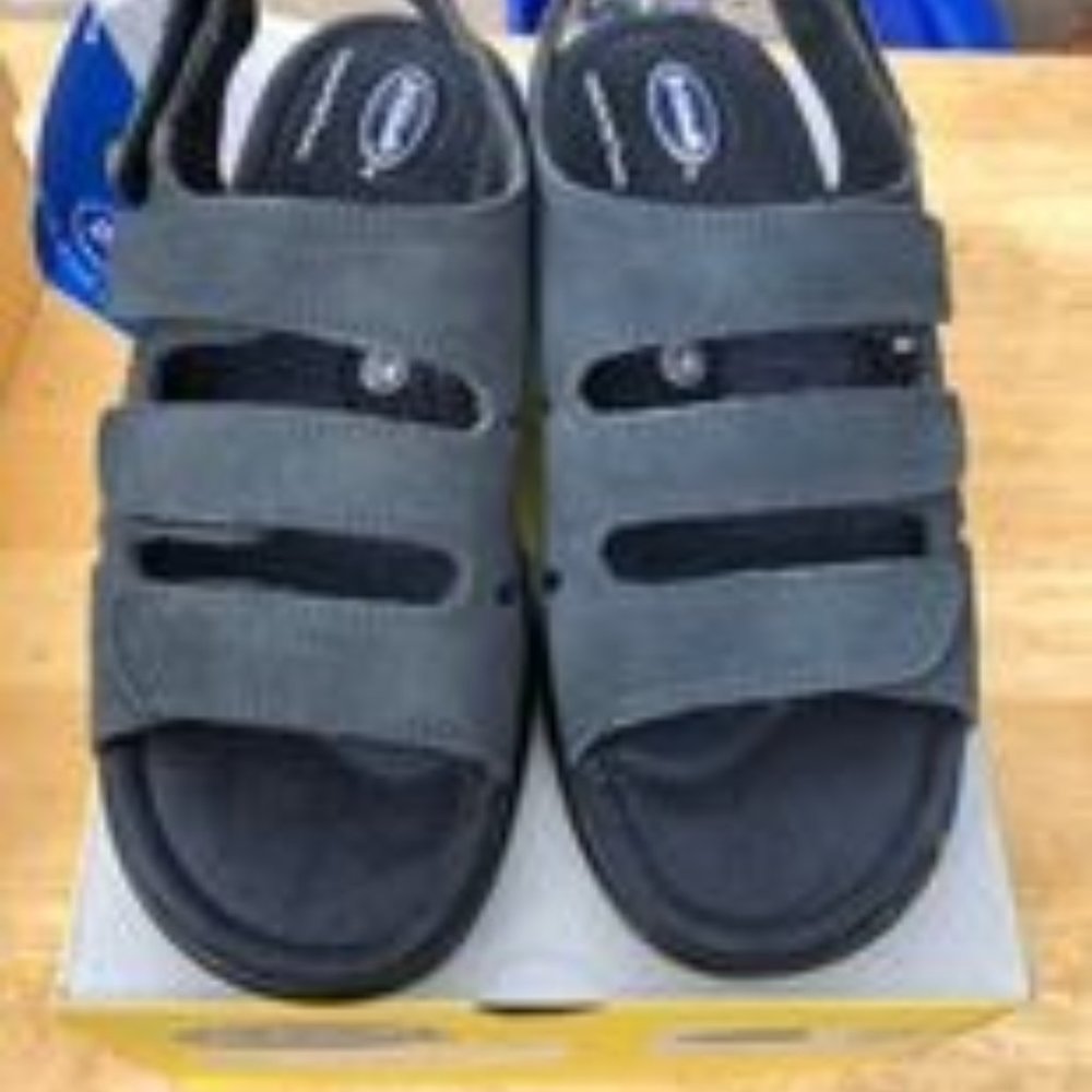blue sandals